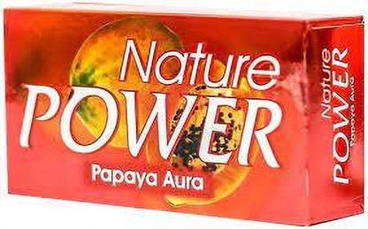 nature power Papaya Beauty Soap with 76% TFM 4 Pieces X 125 g