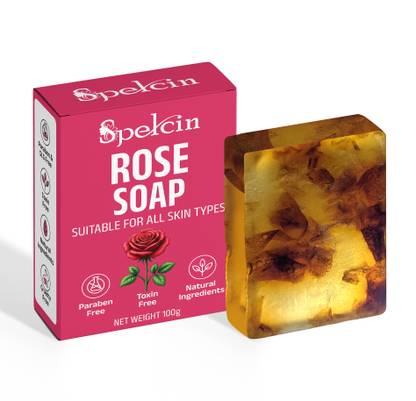 Spelcin Rose Soap Fresh Ayurvedic and Handmade