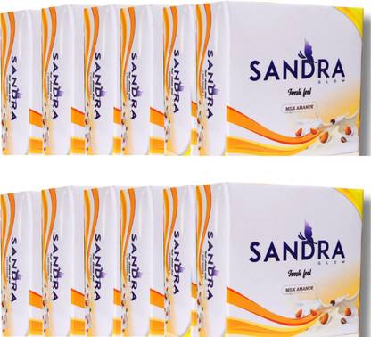 SANDRA GLOW Milk Amanda Soap