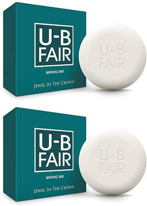 U-B FAIR Fairness Soap For Men & Women Pack Of 2 (150g Each)