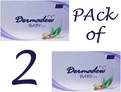 Dermadew BABY SOAP FOR SENSITIVE SKIN CARE PACK OF 2