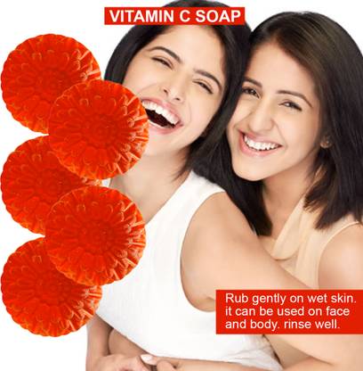 Groovy Strawberry Sizzle Vitamin C Bath Soap (100GM) (PACK OF 5)