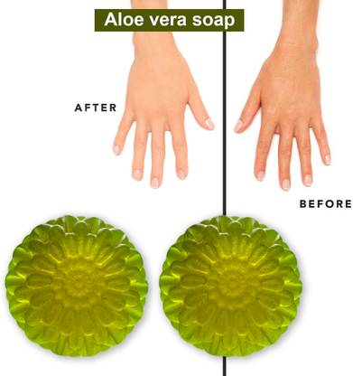 CHITAKSH Uplifting Rose Aloe Vera Soap (100GM) (PACK OF 2)