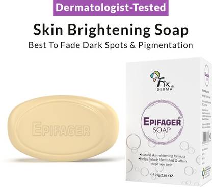 Fixderma Kojic Acid Soap, Epifager Soap, Fades Dark Spots, Brighten & Lighten the Skin
