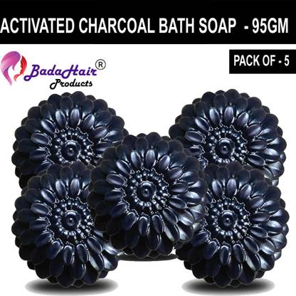 BadaHair Natural Detox Face & Body Soap for Acne, Blackheads, Pimple Skin Care Soap