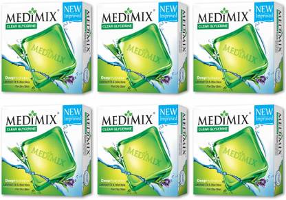 MEDIMIX Deep Hydration Soap - Pack of 6 - Each 100g
