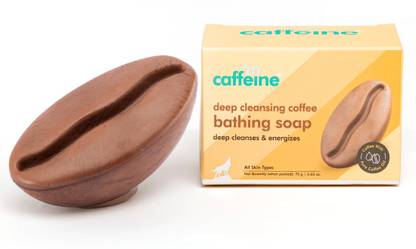 mCaffeine Deep Cleansing Coffee Bathing Soap 75g (Pack of 2)