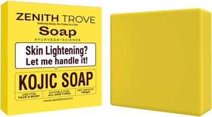 Zenith Trove Ayurvedic Kojic Soap for Face & Body – Skin Lightening & Brightening Soap