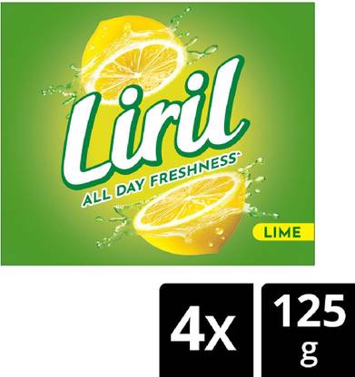Liril Lime and Tea Tree Oil Bath Soaps,Paraben Free Soap Bar