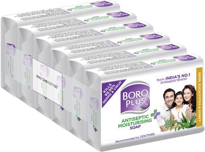 BOROPLUS Antiseptic + Moisturising Soap - Neem, Eucalyptus & Honey