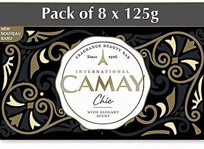 Camay Chic Citrus Beauty Soap with Aromatic Wood, Indulging French Fragrance
