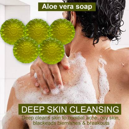 TERIHAR Aloe Vera Renewing Bathing Soap (100GM) (PACK OF 5)
