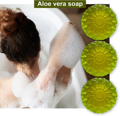 CHITAKSH Aloe Vera Soap with Avocado Oil (100GM) (PACK OF 3)