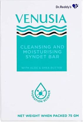 venusia Cleansing & Moisturizing Syndet bar I ph balanced