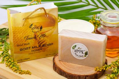 Le'Hype TOUCH ME HANDMADE GOAT MILK SOAP (HONEY)