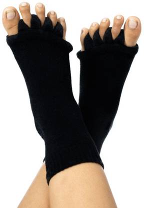 Amso Foot Alignment Socks - Toe Separator for Comfortable Foot Supports For Women