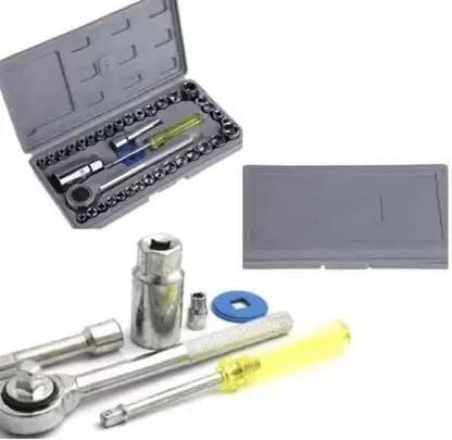 Niavaa 1 Set of 40 Pieces Multipurpose Tool Kit Socket Set