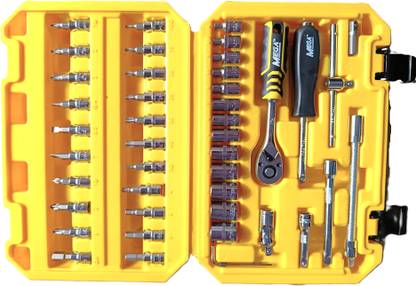 MEGA 46 Pcs 1/4" sq MEGA Socket Set