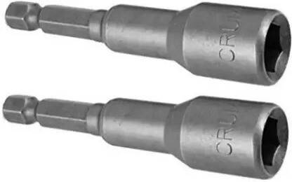 TOOLMATCH 8 mm Magnetic Socket Spanner Hex Nut Driver Bit Tool (2 Piece) Socket Set