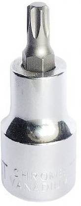 4MECH T-30 Torx Bit Socket 1/2" Drive CRV Socket Set