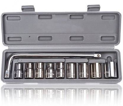 MOHINNI CREATION 10P Hand Tool Kit Set For Repairing Work, DIY, Auto Repairs Car & Bike Socket Set