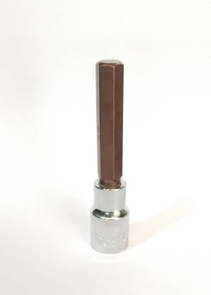 4MECH CRV Steel 12 MM Hex Allen Long Bit Socket 1/2" Drive Socket Set