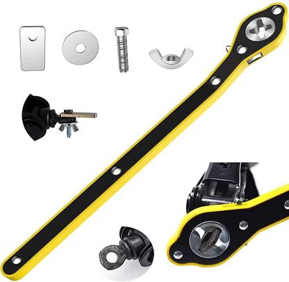 Bluejack Car Labor-Saving Jack Ratchet Wrench Alloy Steel Long Handle Scissor Jack Socket Set