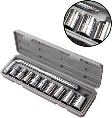 ValueShop 10 Pieces Hand Tools Wrench Set Spanner Set Tool Kit Socket Set