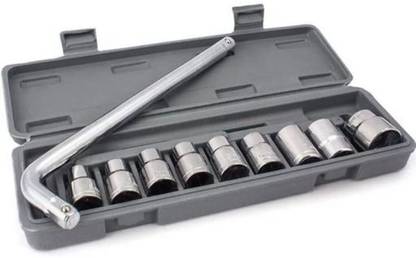 ValueShop 10 Pieces Hand Tools Wrench Set Spanner Set Tool Kit Socket Set