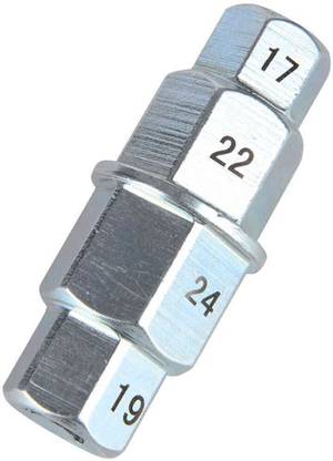 AASONS AASONS Front Wheel Spindle Socket, Lightweight Easy Removal 4 in 1 Hex Axle Tool Socket Set