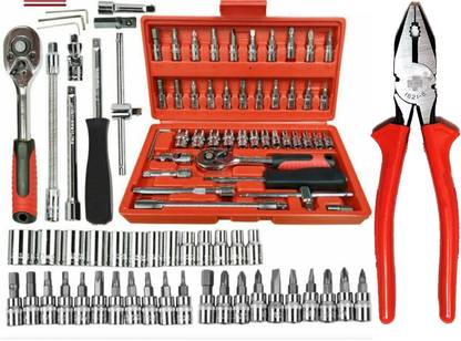 CARINSTA 46 in 1 Tool kit red box Socket Set