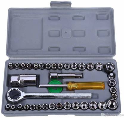 Rajwati 40 Pcs Socket Wrench Tool Kit Socket Set Socket Set