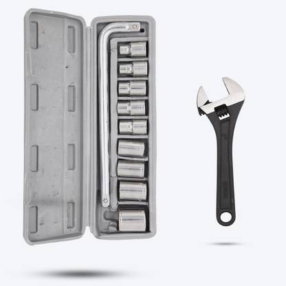 Walkers WKCB112M1 Socket Spannar Set with Adjustable Wrench Carry Box Tools Kit Set Socket Set