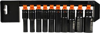 Maf Pro MAF PRO MFD10060 Chrome Vanadium Steel 10pcs Impact Socket Set 8-24mm Long Size Socket Set