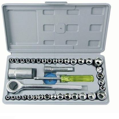 Niavaa 1 Set of 40 Pieces Multipurpose Tool Kit Socket Set