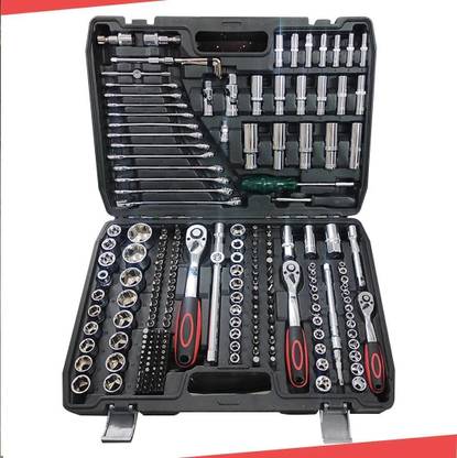 VOLTZ Tool Kit 216 pcs Dr Socket Professional Ratchet Socket Set