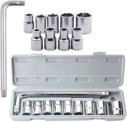 REIOENT HIGH QUALITY 10-Pieces Hex Socket Wrench Spanner Tool Goti Set Socket Set