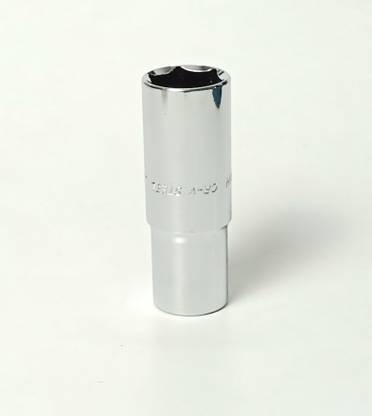TOM 1/2" Drive Chrome Vanadium Steel Hardened and Tempered 19 mm Hex Taparia Long Socket Set