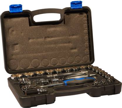 TATA AGRICO 24 in 1 Combinational Ratchet Socket Set, Hand Tool Kit For Repairing Work Socket Set