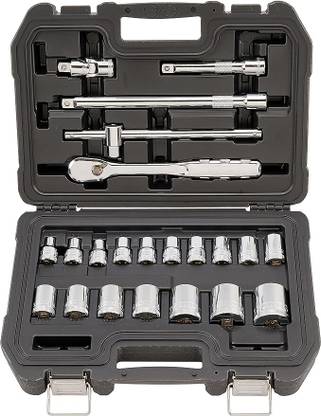 STANLEY DEWALT-DWMT19241-1-22 PC MM 1/2 SOCKET SET (MM) Socket Set