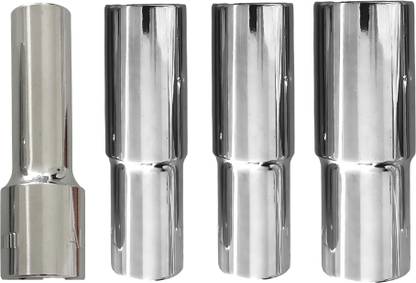 4MECH 14mm + 17mm + 19mm + 22mm Long Hex, Chrome Vanadium Steel, Anti Rust Socket Set