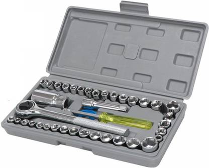 VISHWA 40 Pc Socket Tool Kit Socket Set
