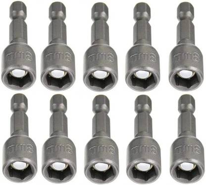 SHUANG YOU Hex Magnetic Power 8mm 5/16 Socket Adapter Drill Bit Nut Driver Set Socket Set
