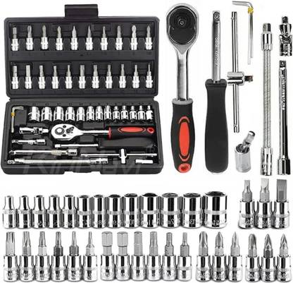 ValueShop Socket Set Heavy Strenth High Quality 46pcs Socket Set Socket Set