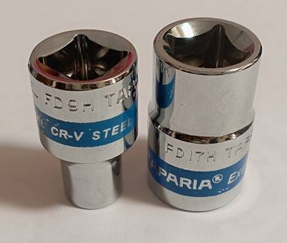 TAPARIA 1/2" Square Drive Flank Drive GOTI 9MM & 17MM Socket Set