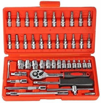 Pramukh Fashion PSM100 (46 IN 1 TOOL KIT) Socket Set