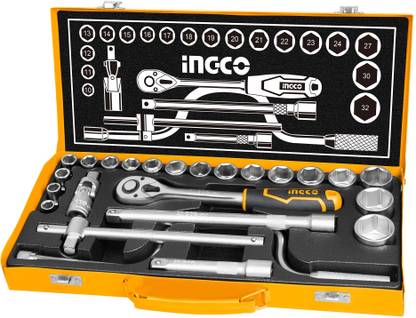INGCO 24 Pcs 1/2" socket set Socket Set