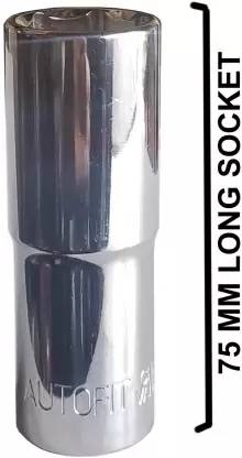 4MECH 1/2" Drive CRV Steel Hex Long Socket 27 MM Socket Set