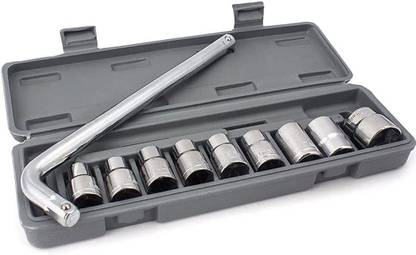 Flipkart SmartBuy 10 Pieces Hand Tools Wrench Set Spanner Set Tool Kit Socket Set