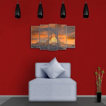 Fresh Up 72x36x7 Inches 1 Seater Single Foam Fold Out Sofa Cum Bed